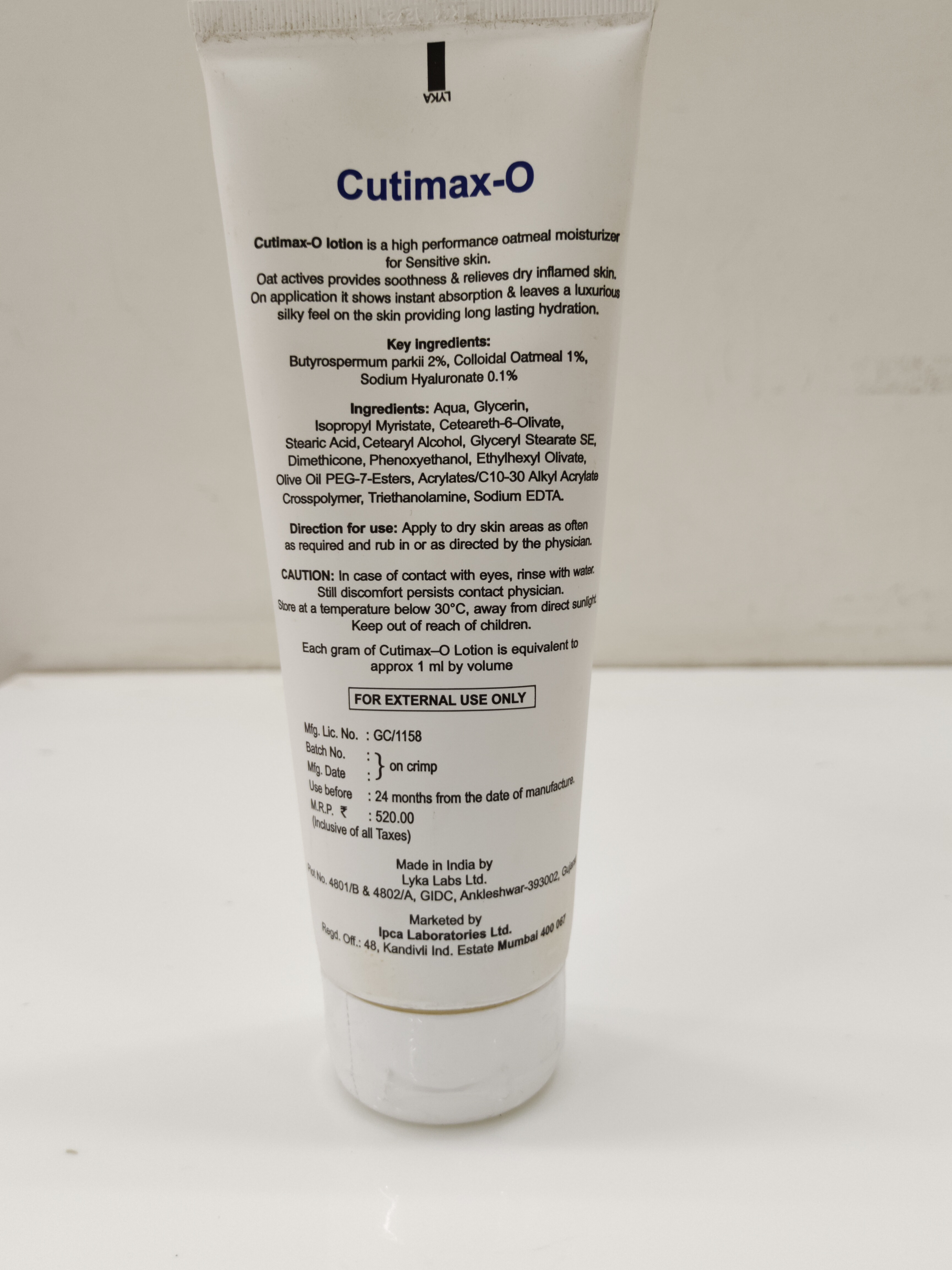 CUTIMAX-O LOTION